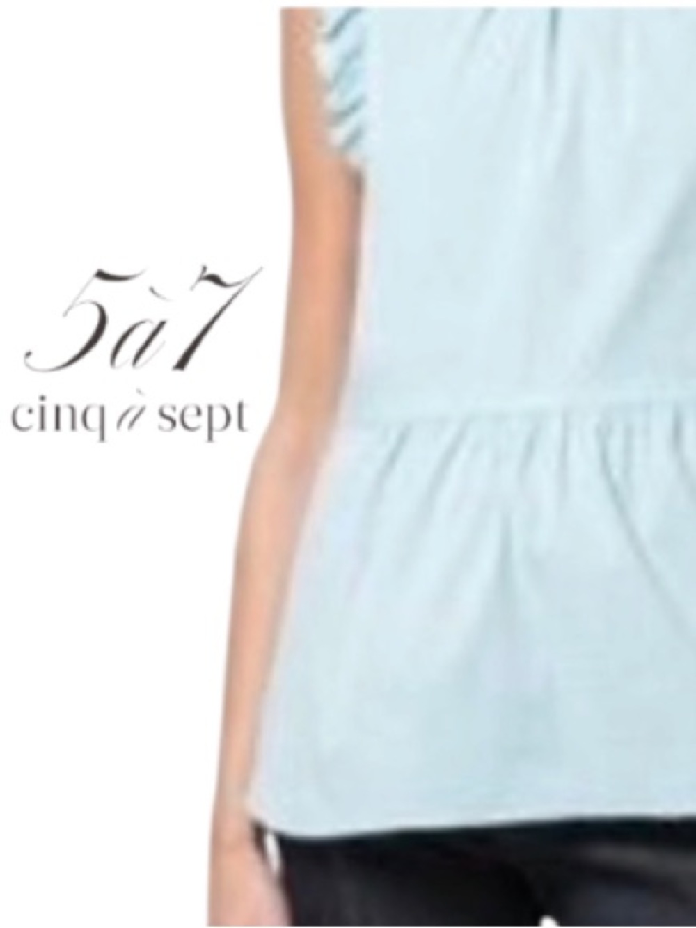 Cinq á Sept 5a7 Ruffle Peplum top